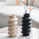 Axyaa Cave Stone Vase Plant Pot | Table Decoration Floral Vases Room Decor