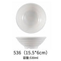 Axyaa Melamine Noodle Bowl Set - Japanese Style Ramen Bowls for Kitchen Tableware