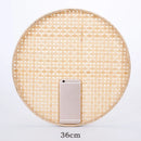 Axyaa Bamboo Weave Sieve Raft: Easy Clean, Decorative Home Decor in 6 Sizes
