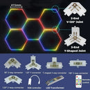 Axyaa Hex LED Garage Light Ceiling Panel with Remote