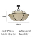 Axyaa UFO Lantern Light LED Cloth Lamp for Living Room & Bedroom