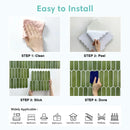 Axyaa 3D Fish Scale Tile Stickers, Matte Finish, Waterproof for Kitchen Bathroom Walls