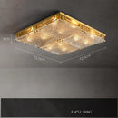 Axyaa Gold Pendant Lights - Glass Art Collection with Dimmable LED