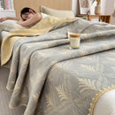 Axyaa Cotton Three-Layer Yarn Towel Quilt - Lightweight & Soft