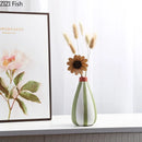 Axyaa Colorful Stripes Ceramic Vase for Modern Floral Arrangement