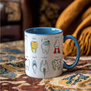 Axyaa Dental Hygienist Mug - BPA Free Ceramic - 350ml Large - Coffee/Tea Essential