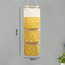 Axyaa 3-Pocket Hanging Closet Organizer Wall Storage Bag Waterproof Sundries Organizer