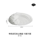 Axyaa Ceramic & Western Tableware Set - Elegant Flat Cold Dish Special Shapes