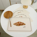 Axyaa Nordic Leather Dinner Mats Heat Insulation Home Decoration Table Placemat