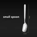 Axyaa Stainless Steel Square-headed Soup Ladle and Dining Spoon