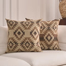 Axyaa Ethnic Diamond Wool Pillow Cover - Geometric Boho Style for Home Decor