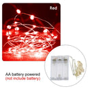 Axyaa LED Fairy Lights Battery Operated Copper Wire String Lights for Outdoor Events