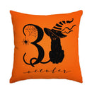 Axyaa Nordic Halloween Linen Pillowcase 45x45cm