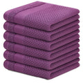 Axyaa 6Pcs Soft Cotton Kitchen Towels | Super Absorbent Dishcloth Set