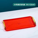 Axyaa Plastic Storage Racks for Drain Cups, Upside-down Plates, Teacups, and Cake Plate Tray