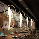 Axyaa Bird-themed LED Chandelier for Restaurant Living Room, Pendant Lamp, Floor & Desk Light
