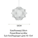 Axyaa Modern Chinese Silk Pendant Lamp for Home Decoration