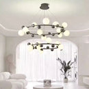 Axyaa Elegant Salon Chandelier Pendant Light Fixture for Dining Room & Indoor Lighting