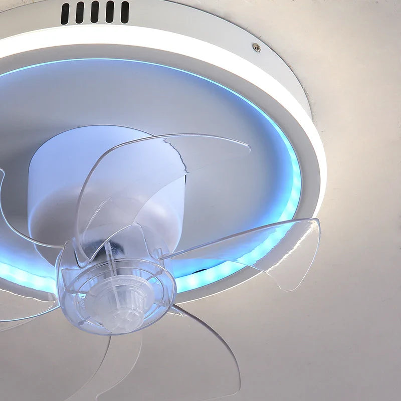Axyaa RGB Dimmable Ceiling Fan Light for Interior Decor