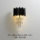 Axyaa Crystal LED Ceiling Chandeliers - Modern Black Gold Ceiling Lights