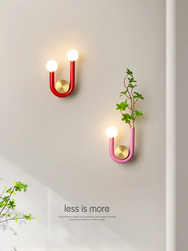 Axya Minimalist Bedroom Wall Lamp for Living Room Decor