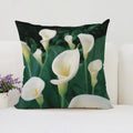 Axyaa Velvet Floral Pillow Covers for Home Decor and Sofa, 50x50 Throw Pillowcases