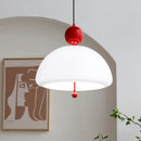 Cream Glass Medieval French Pendant Light by Axyaa for Living Room and Bedroom