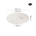 Axyaa Ceramic Steak Plate: Circular Serving Dish for Molecular Cuisine