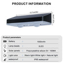 Axyaa Solar Fence Lights: LED Wall Lights, Waterproof, 3 Modes, for Garden, Patio, Pool