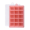 Axyaa Silicone Ice Cube Square Tray Mold Kitchen Tool for DIY Ice Blocks