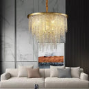 Axyaa Retro Style E14 LED Pendant Lights in Black/Gold Finish