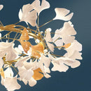 Axyaa Ginkgo Leaves Acrylic Chandelier Modern Luxury Pendant Lamp for Home Decor