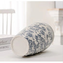 Axyaa Blue and White Porcelain Retro Vase - Ceramic Ice Crack Flower Vase