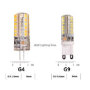 Axyaa LED Bulbs: G4 G9 E14 85-265V Holder for Crystal Chandeliers and Lamps