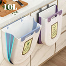Axyaa Collapsible Hanging Kitchen Trash Can | Compact Waste Bin for Under Sink