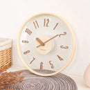 Axya Modern Cream Style Transparent Wall Clock