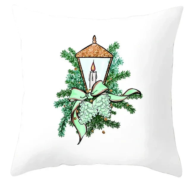 Axyaa Christmas Decorative Pillow Cover 45X45CM