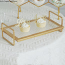 Axya Metal Acrylic Cake Stand Decorative Dessert Tray