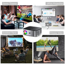 Axyaa 4K Android Outdoor Projector Full HD 1080P Home Theater Auto Focus Keystone