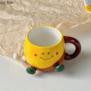 Axyaa Fish Plate Set | Ceramic Salad Dessert Soup Rice Bowl Tableware