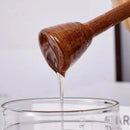 Axyaa Glass Honey Jar with Wooden Dispenser - Airtight Sealed Honey Storing Bottle