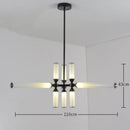 Axyaa Glass Tube Pendant Light for Home LED in Minimalist Design