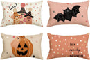 Axyaa Pumpkin Polka Dot Sofa Pillowcase 30X50cm