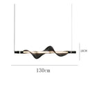 Axyaa Nordic Vertical Pendant Light - PVC Tube Ceiling Kitchen Island Lamp