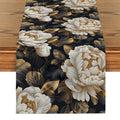 Axyaa 3D Effect Floral Table Runner for Farmhouse Dining Decor