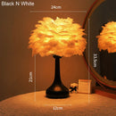 Axyaa LED Feather Lamp USB Night Light Ambient Lighting