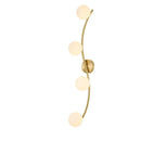 Axyaa Golden Glass Ball Wall Lamp - Modern Minimalist Design for Living Room, Bedroom, Hotel