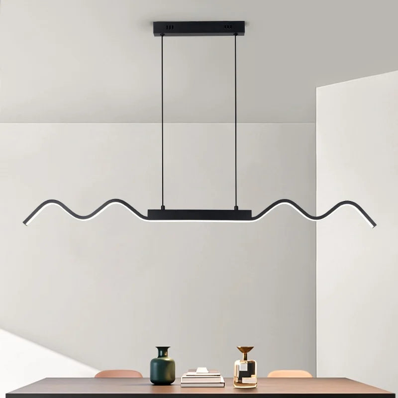 Axyaa Modern Simple Pendant Chandelier for Dining Room, Kitchen, and Living Room