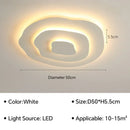 Axyaa Nordic LED Ceiling Light: Minimalist Modern Design Geometric Master Bedroom Light