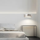 Axyaa Glass LED Pendant Lights, 20cm Diameter for Modern Home Decor